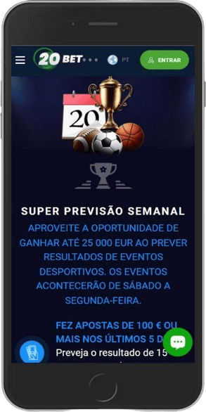 Captura de ecrã bónus - Ganhe até 25.000 € com a Super Previsão Semanal